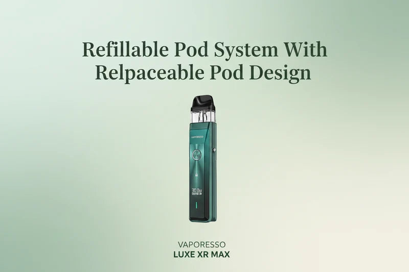 Refillable Pod System With Replaceable Pod Design