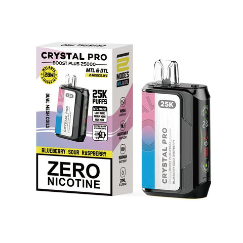 Shop 0MG Crystal Pro Boost Plus 25k Prefilled Pod Kit - Box of 5 - 0MG Crystal Pro Boost Plus 25k Prefilled Pod Kit - Box of 5 - Vape Blaze
