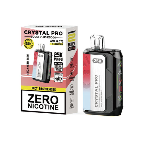 Shop 0MG Crystal Pro Boost Plus 25k Prefilled Pod Kit - Box of 5 - 0MG Crystal Pro Boost Plus 25k Prefilled Pod Kit - Box of 5 - Vape Blaze