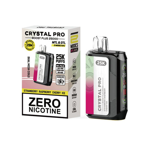 Shop 0MG Crystal Pro Boost Plus 25k Prefilled Pod Kit - Box of 5 - 0MG Crystal Pro Boost Plus 25k Prefilled Pod Kit - Box of 5 - Vape Blaze