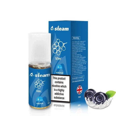 Shop A Steam 10ML Eliquid Box of 10 - A Steam 10ML Eliquid Box of 10 - Vape Blaze