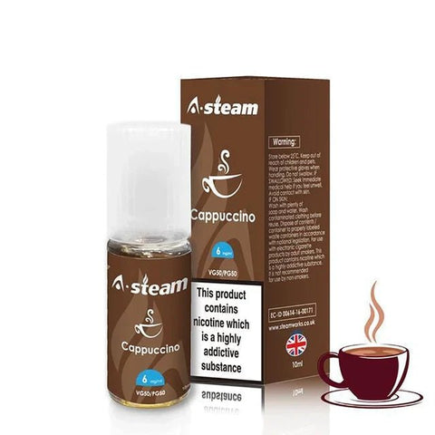 Shop A Steam 10ML Eliquid Box of 10 - A Steam 10ML Eliquid Box of 10 - Vape Blaze