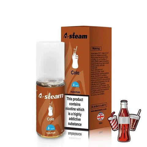 Shop A Steam 10ML Eliquid Box of 10 - A Steam 10ML Eliquid Box of 10 - Vape Blaze