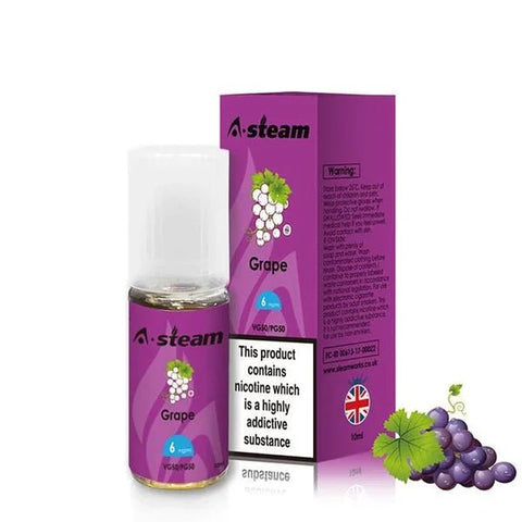 Shop A Steam 10ML Eliquid Box of 10 - A Steam 10ML Eliquid Box of 10 - Vape Blaze