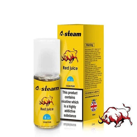 Shop A Steam 10ML Eliquid Box of 10 - A Steam 10ML Eliquid Box of 10 - Vape Blaze