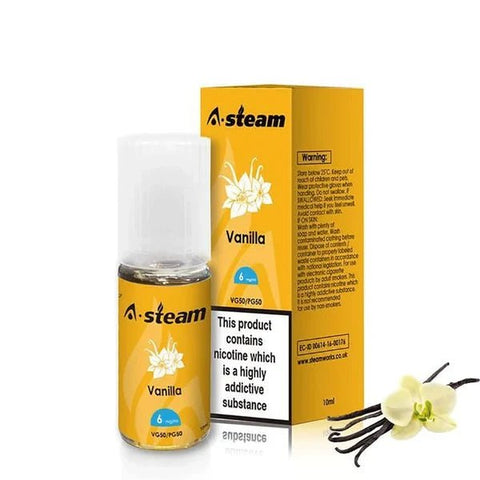 Shop A Steam 10ML Eliquid Box of 10 - A Steam 10ML Eliquid Box of 10 - Vape Blaze
