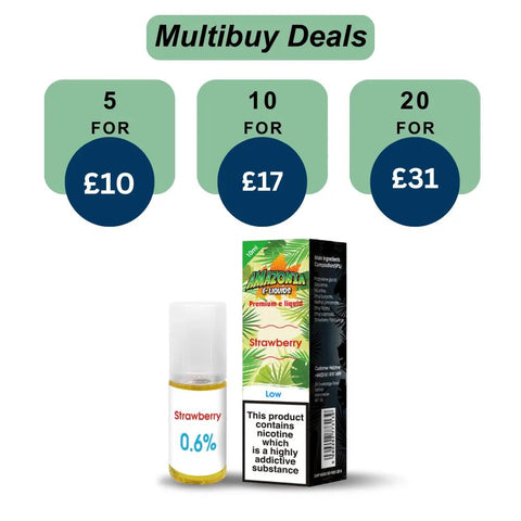 Shop Amazonia 10ml Eliquids - 12MG - Amazonia 10ml Eliquids - 12MG - Vape Blaze