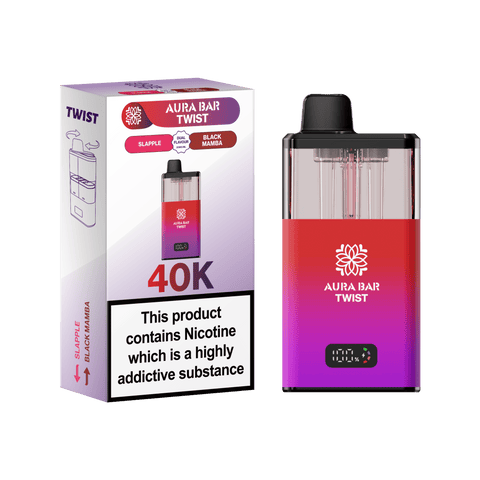 Shop Aura Bar Twist 40k Prefilled Pod Vape - Aura Bar Twist 40k Prefilled Pod Vape - Vape Blaze