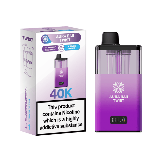 Aura Bar Twist 40K Prefilled Pod Vape