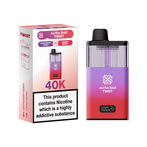 Shop Aura Bar Twist 40k Prefilled Pod Vape - Aura Bar Twist 40k Prefilled Pod Vape - Vape Blaze