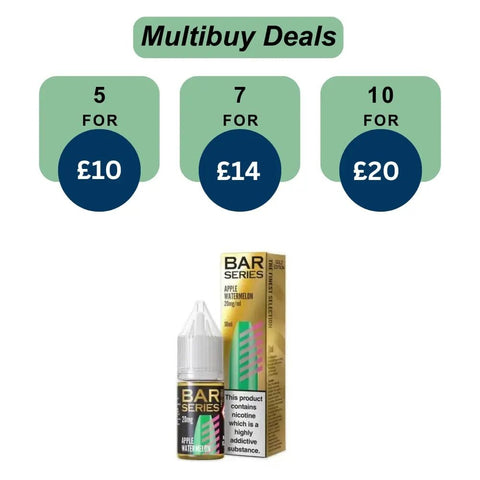 Shop Bar Series Gold Edition 10ML Nic Salts - Bar Series Gold Edition 10ML Nic Salts - Vape Blaze