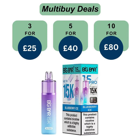 Shop Big Bar 15K Prefilled Pod Kit - Big Bar 15K Prefilled Pod Kit - Vape Blaze