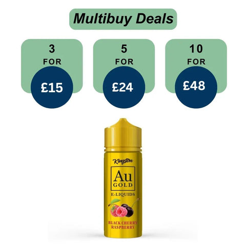 Shop Black Cherry Raspberry Kingston AU Gold 100ml E - liquid Shortfill - Black Cherry Raspberry Kingston AU Gold 100ml E - liquid Shortfill - Vape Blaze