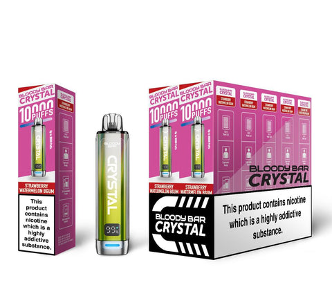 Shop Bloody Bar Crystal 10k Vape Kit - buy Bloody Bar Crystal 10k Disposable Vape Box of 5 at Wolfvapes.co.uk - Vape Blaze