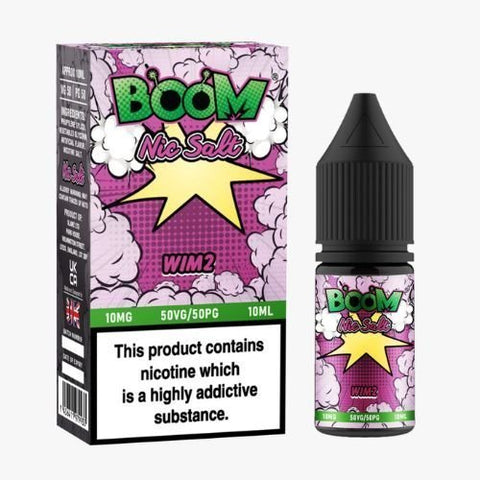 Shop Boom Nic Salt 10ml E - Liquids - Pack Of 5 - Boom Nic Salt 10ml E - Liquids - Pack Of 5 - Vape Blaze