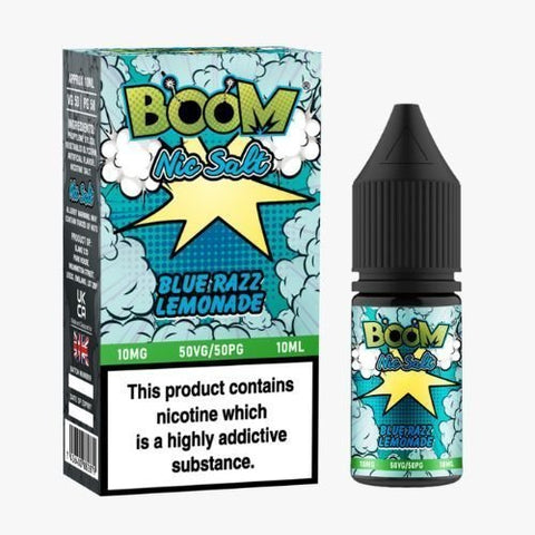 Shop Boom Nic Salt 10ml E - Liquids - Pack Of 5 - Boom Nic Salt 10ml E - Liquids - Pack Of 5 - Vape Blaze