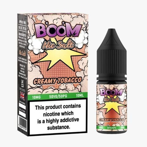 Shop Boom Nic Salt 10ml E - Liquids - Pack Of 5 - Boom Nic Salt 10ml E - Liquids - Pack Of 5 - Vape Blaze