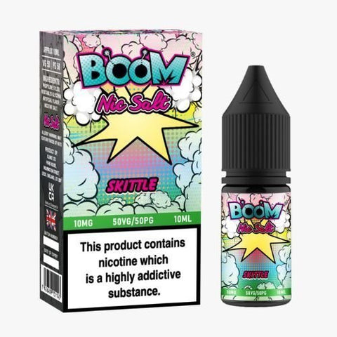 Shop Boom Nic Salt 10ml E - Liquids - Pack Of 5 - Boom Nic Salt 10ml E - Liquids - Pack Of 5 - Vape Blaze