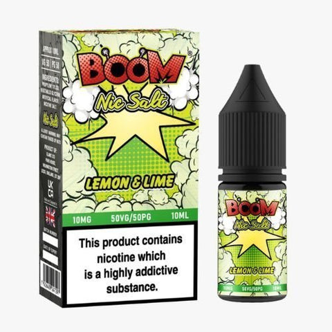 Shop Boom Nic Salt 10ml E - Liquids - Pack Of 5 - Boom Nic Salt 10ml E - Liquids - Pack Of 5 - Vape Blaze