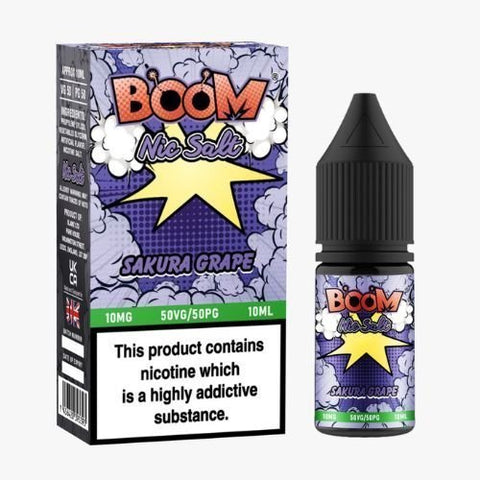 Shop Boom Nic Salt 10ml E - Liquids - Pack Of 5 - Boom Nic Salt 10ml E - Liquids - Pack Of 5 - Vape Blaze