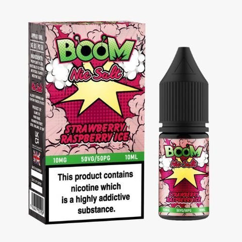 Shop Boom Nic Salt 10ml E - Liquids - Pack Of 5 - Boom Nic Salt 10ml E - Liquids - Pack Of 5 - Vape Blaze