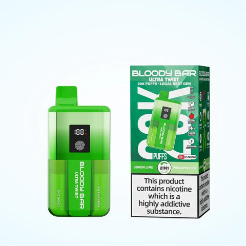 Shop Box of 10 - Bloody Bar Pod Twist 20K Prefilled Pod Kit - Box of 10 - Bloody Bar Pod Twist 20K Prefilled Pod Kit - Vape Blaze