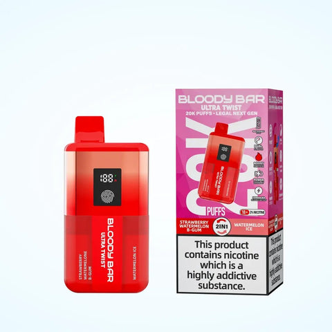 Shop Box of 10 - Bloody Bar Pod Twist 20K Prefilled Pod Kit - Box of 10 - Bloody Bar Pod Twist 20K Prefilled Pod Kit - Vape Blaze