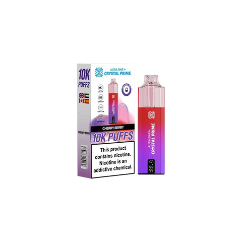 Shop Box of 10 - Crystal Prime Aura 10K Prefilled Pod Kit - Box of 10 - Crystal Prime Aura 10K Prefilled Pod Kit - Vape Blaze
