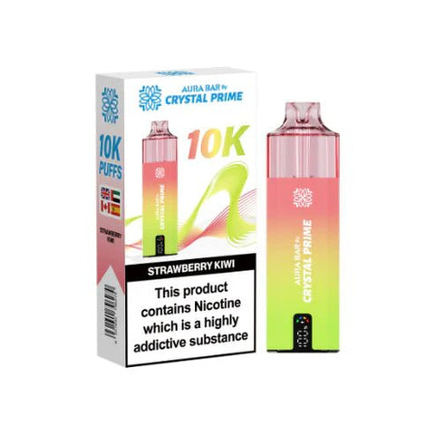 Shop Box of 10 - Crystal Prime Aura 10K Prefilled Pod Kit - Box of 10 - Crystal Prime Aura 10K Prefilled Pod Kit - Vape Blaze