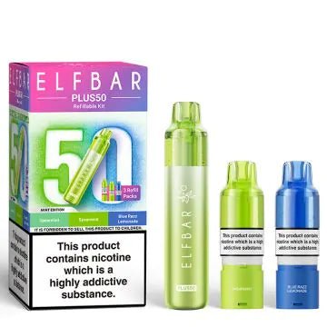 Shop Box of 10 - Elf Bar Plus 50 Prefilled Pod Kit - Box of 10 - Elf Bar Plus 50 Prefilled Pod Kit - Vape Blaze