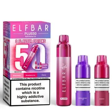 Shop Box of 10 - Elf Bar Plus 50 Prefilled Pod Kit - Box of 10 - Elf Bar Plus 50 Prefilled Pod Kit - Vape Blaze