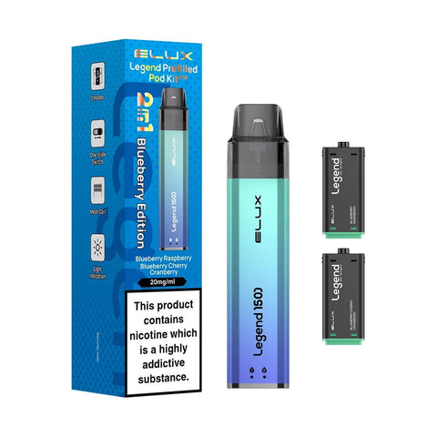 Shop Box of 10 - Elux Legend ENE 1500 2IN1 Prefilled Pod Kit - Box of 10 - Elux Legend ENE 1500 2IN1 Prefilled Pod Kit - Vape Blaze