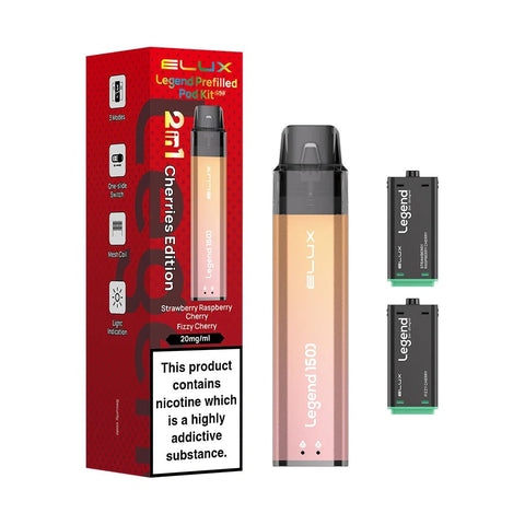 Shop Box of 10 - Elux Legend ENE 1500 2IN1 Prefilled Pod Kit - Box of 10 - Elux Legend ENE 1500 2IN1 Prefilled Pod Kit - Vape Blaze