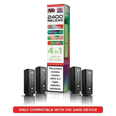Shop Box of 10 - IVG 2400 Reload 4IN1 Prefilled Pods - Box of 10 - IVG 2400 Reload 4IN1 Prefilled Pods - Vape Blaze