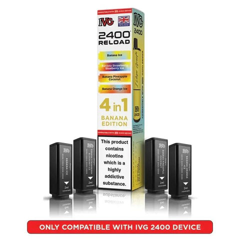 Shop Box of 10 - IVG 2400 Reload 4IN1 Prefilled Pods - Box of 10 - IVG 2400 Reload 4IN1 Prefilled Pods - Vape Blaze
