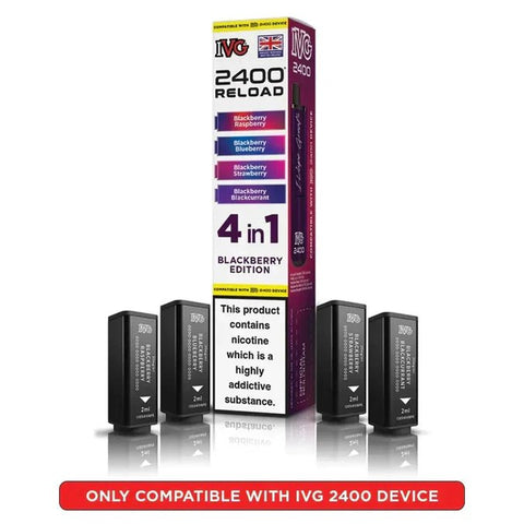 Shop Box of 10 - IVG 2400 Reload 4IN1 Prefilled Pods - Box of 10 - IVG 2400 Reload 4IN1 Prefilled Pods - Vape Blaze