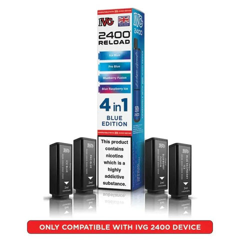 Shop Box of 10 - IVG 2400 Reload 4IN1 Prefilled Pods - Box of 10 - IVG 2400 Reload 4IN1 Prefilled Pods - Vape Blaze