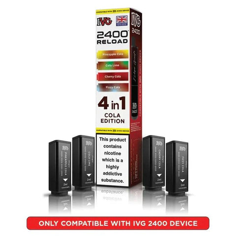 Shop Box of 10 - IVG 2400 Reload 4IN1 Prefilled Pods - Box of 10 - IVG 2400 Reload 4IN1 Prefilled Pods - Vape Blaze