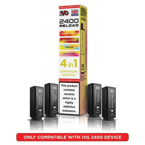 Shop Box of 10 - IVG 2400 Reload 4IN1 Prefilled Pods - Box of 10 - IVG 2400 Reload 4IN1 Prefilled Pods - Vape Blaze