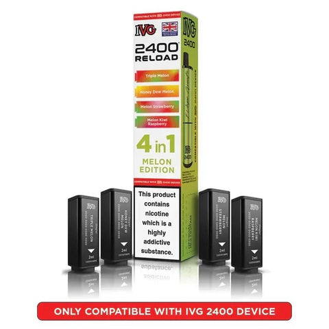 Shop Box of 10 - IVG 2400 Reload 4IN1 Prefilled Pods - Box of 10 - IVG 2400 Reload 4IN1 Prefilled Pods - Vape Blaze