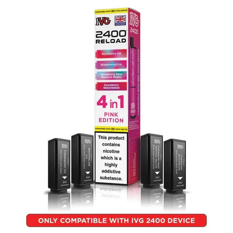 Shop Box of 10 - IVG 2400 Reload 4IN1 Prefilled Pods - Box of 10 - IVG 2400 Reload 4IN1 Prefilled Pods - Vape Blaze