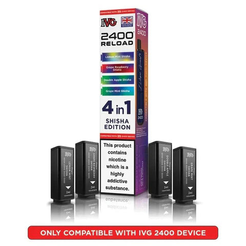 Shop Box of 10 - IVG 2400 Reload 4IN1 Prefilled Pods - Box of 10 - IVG 2400 Reload 4IN1 Prefilled Pods - Vape Blaze