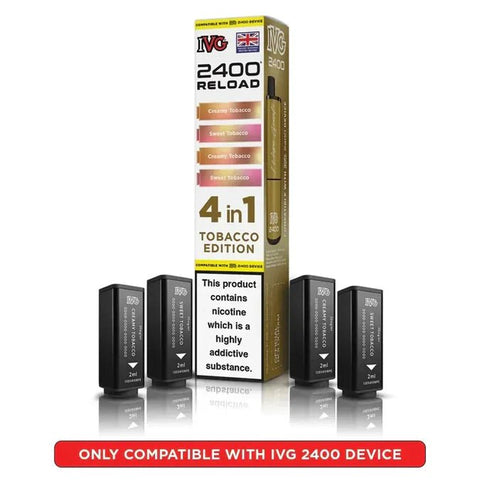 Shop Box of 10 - IVG 2400 Reload 4IN1 Prefilled Pods - Box of 10 - IVG 2400 Reload 4IN1 Prefilled Pods - Vape Blaze