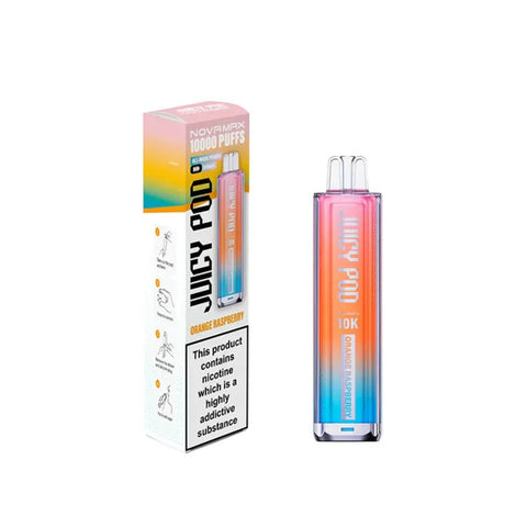 Shop Box of 10 - Juicy Pod Novamax 10K Prefilled Pod Kit - Box of 10 - Juicy Pod Novamax 10K Prefilled Pod Kit - Vape Blaze