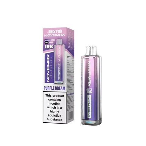 Shop Box of 10 - Juicy Pod Novamax 10K Prefilled Pod Kit - Box of 10 - Juicy Pod Novamax 10K Prefilled Pod Kit - Vape Blaze