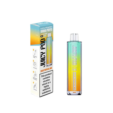 Shop Box of 10 - Juicy Pod Novamax 10K Prefilled Pod Kit - Box of 10 - Juicy Pod Novamax 10K Prefilled Pod Kit - Vape Blaze
