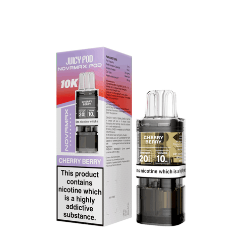 Shop Box of 10 - Juicy Pod Novamax 10K Prefilled Pods - Box of 10 - Juicy Pod Novamax 10K Prefilled Pods - Vape Blaze