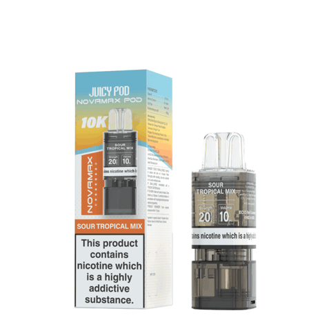 Shop Box of 10 - Juicy Pod Novamax 10K Prefilled Pods - Box of 10 - Juicy Pod Novamax 10K Prefilled Pods - Vape Blaze