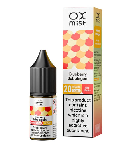 Shop Box of 10 - OX Mist 10ML Nic Salts - Box of 10 - OX Mist 10ML Nic Salts - Vape Blaze