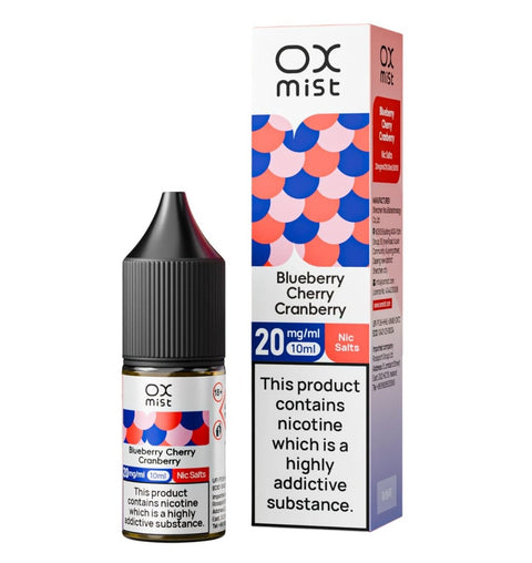 Shop Box of 10 - OX Mist 10ML Nic Salts - Box of 10 - OX Mist 10ML Nic Salts - Vape Blaze